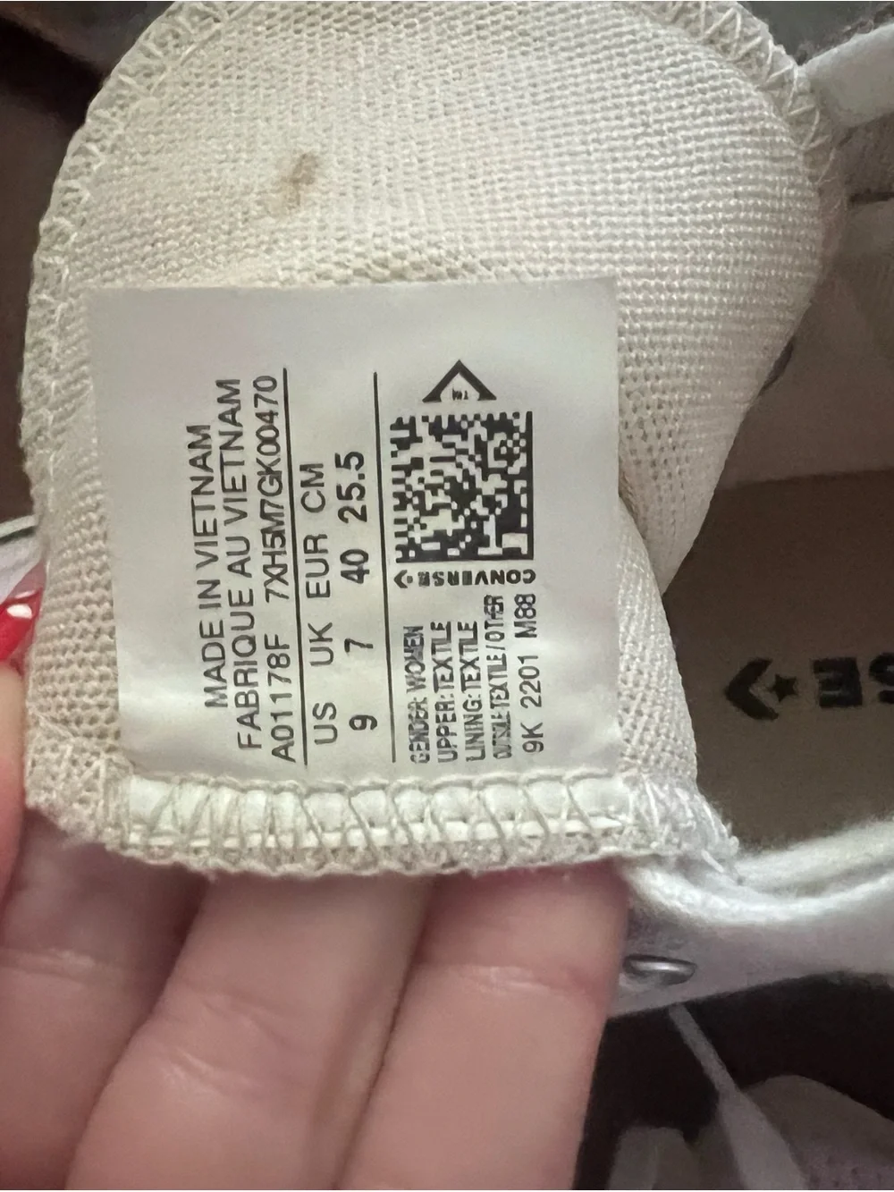 Converse High Top Sneakers - Pale Pink
